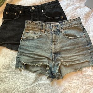 Two pairs of Zara short